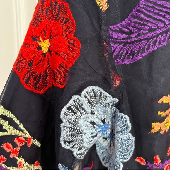 DESIGUAL BLUE FLORAL BOMBER - Picture 7 of 16